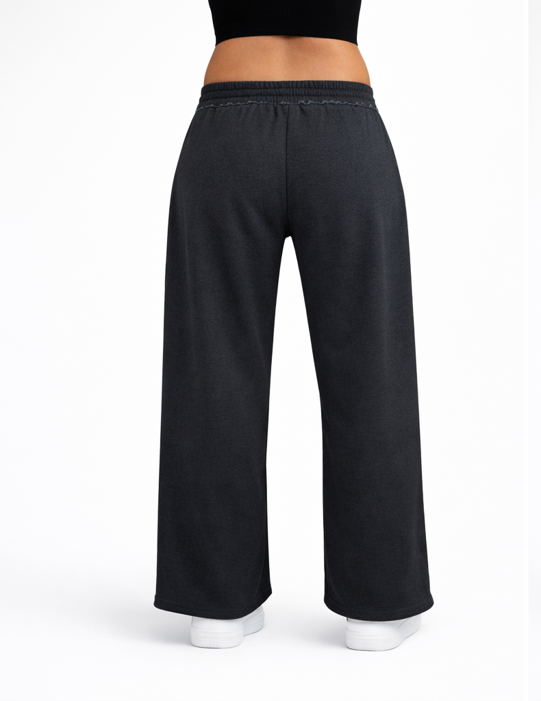Mid-Rise Oversized Fleece Sweatpants
